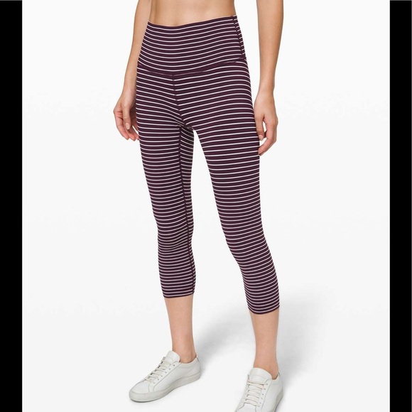 NWT Lululemon Wunder Under High-Rise Crop
Parallel Stripe - Picture 10 of 12